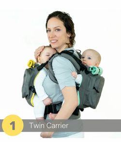 TwinGo Baby Carrier - Gray