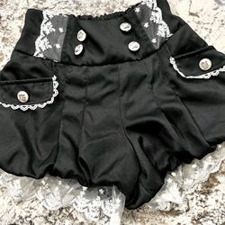 Kawaii Girls Lolita Lace Pumpkin Shorts