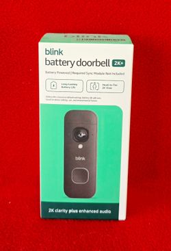 Blink Battery Doorbell 2K+ ~ NEW!