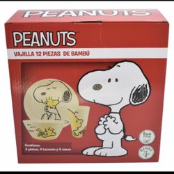 Peanuts 12 Set Collectible Plate Set