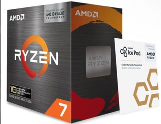AMD Ryzen 7 5800X3D 8-core, 16-Thread Desktop Processor with AMD 3D V-Cache Technology
