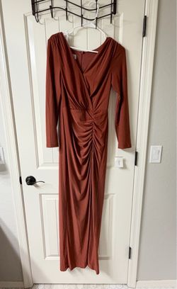 Rust formal from David’s Bridal Size 8