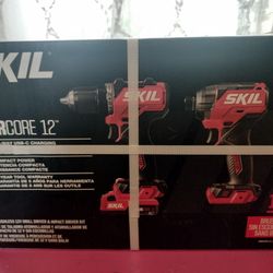 Skill 12v Drill And Impact Driver Kit