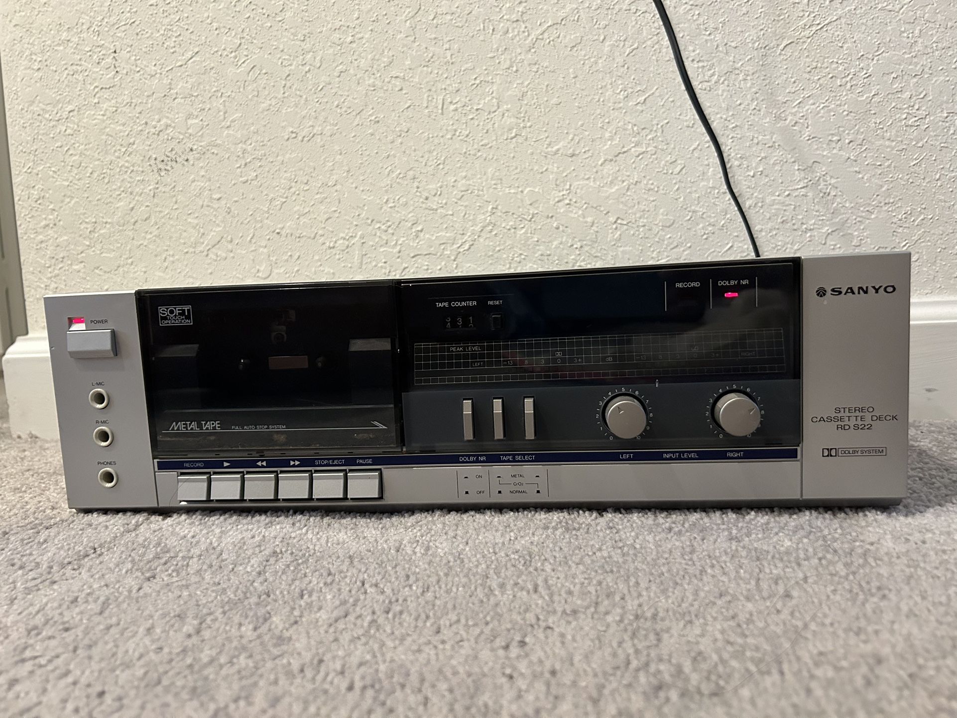 Sanyo Stereo Cassette Deck