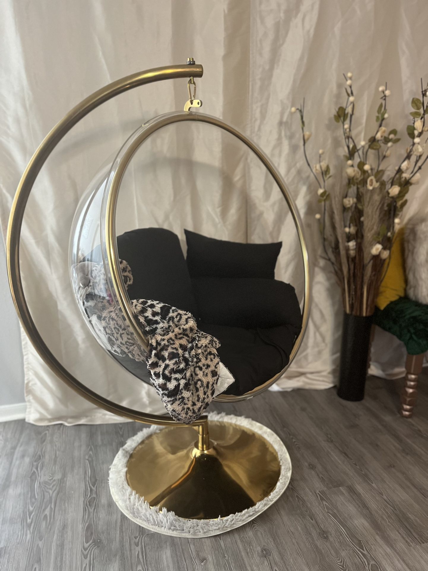 Hanging Bubble Chair With Stand