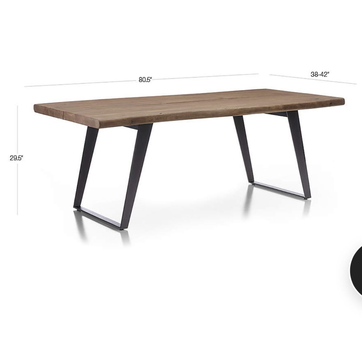 Crate And Barrel Dining Table