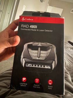 Radar and laser detector cobra RAD 480i