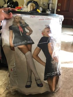 Halloween costume anchors away