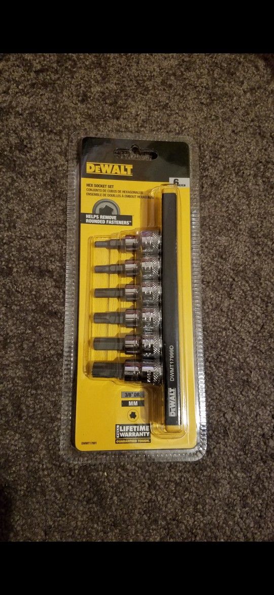 DeWalt Hex Socket Set
