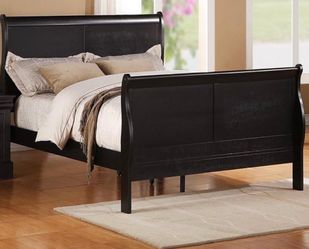 King Size Standard Furniture Sleigh Bed