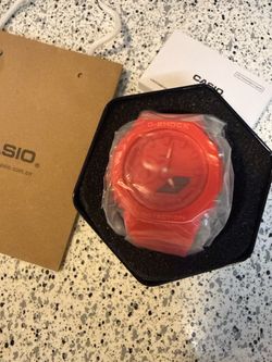 Casio G-Shock Watch Red New in Box