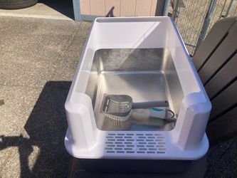 Stainless steal cat box