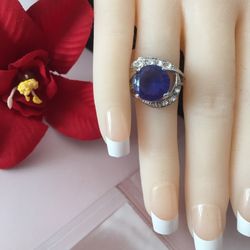 Royal Blue Ring, Size 6