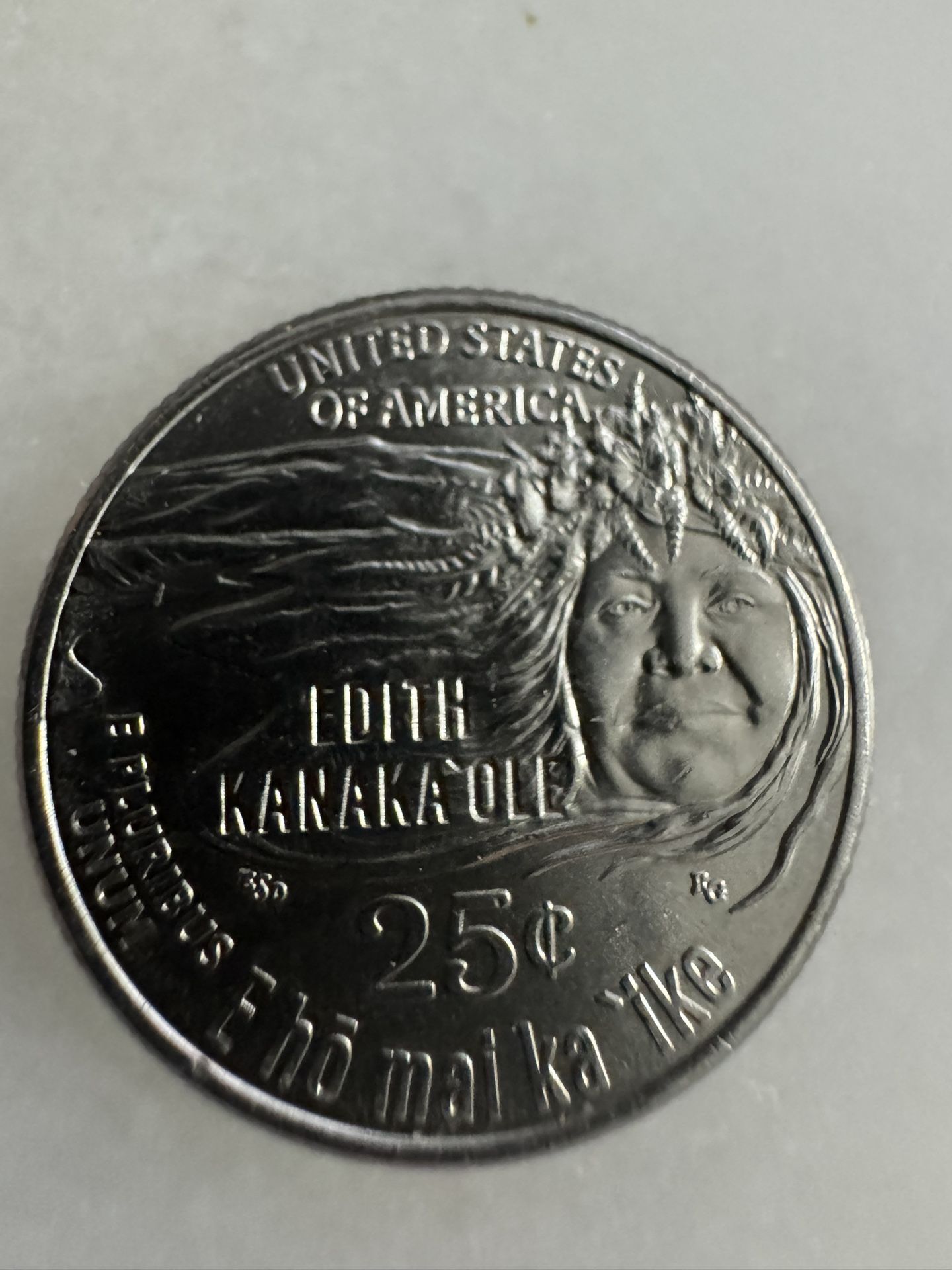 2023 American Women quarter featuring Edith Kanakaʻole