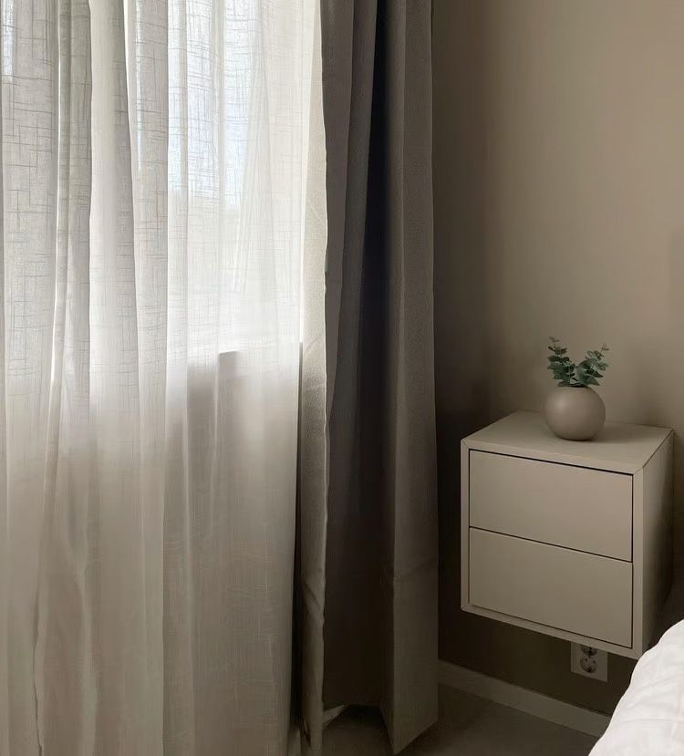 Floating Cabinets - 2 EKET Cabinets with 2 drawers each, white