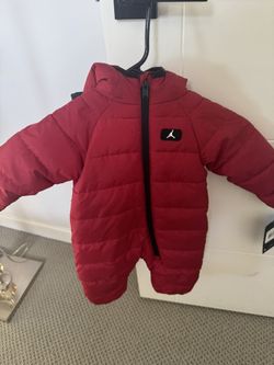 BRAND NEW Jordan Jumpman Baby Snowsuit – Red – 3 Months