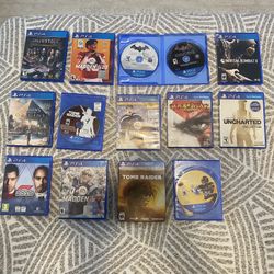 PS4 Games (GREAT CONDITION)
