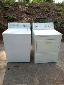 Washer and dryer set