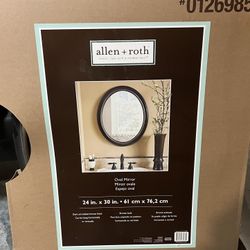 Allen Roth Bathroom Mirror 24 in X 30 in