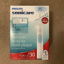 Phillips SONICARE Plaque Control Model HX6211/04 Toothbrush