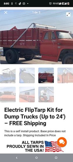 Electric Flip Tarp System for Trucks