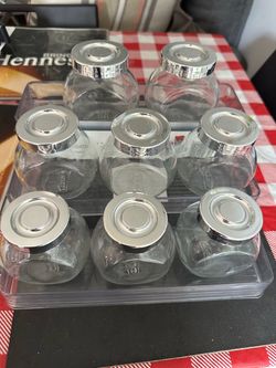 Spice jars with stand