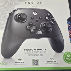 Fusion pro 3 wired controller for xbox 