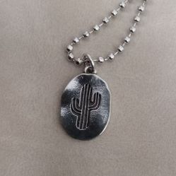 Cactus Sedona Charm Necklace