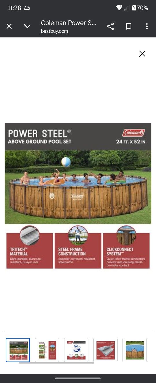 Outdoor Above Ground Pool