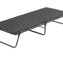 Coleman Foldable Cot With Foam Mattress Pad. No Box 