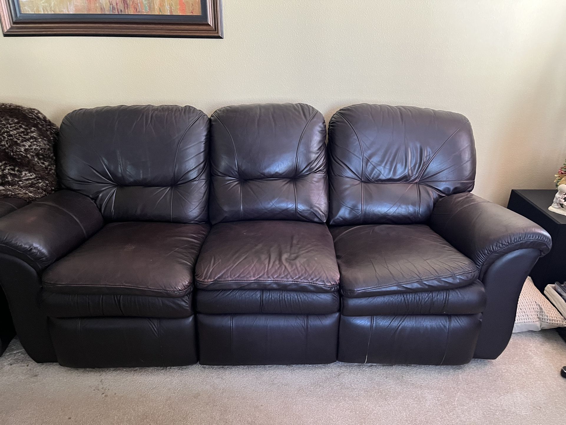 Leather Furniture Well Loved.