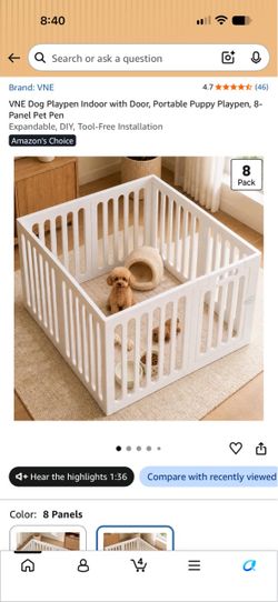 Dog playpen