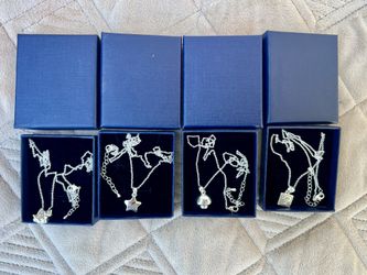 Mushroom/Princess/question mark/stars Necklace 925 Sterling Silver for Women/ Girls Birthday Gifts