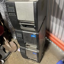 3 TEK B-472-QQ thermal Barcode Printer And 12 Rolls of Industrial Size Labels 