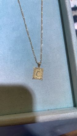 Letter c pendant
