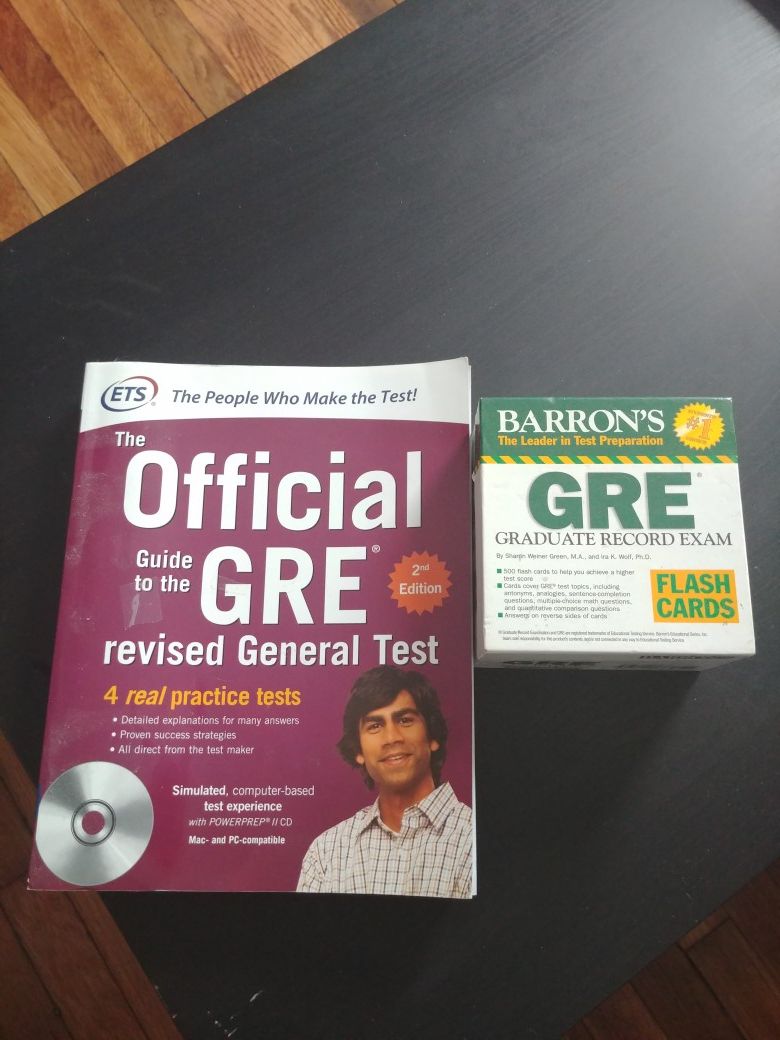 GRE Study Book & Flashcards