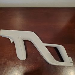 Wii  video game White Zapper Gun Controller Accessory Attachment Authentic RVL-A-J-USZ
