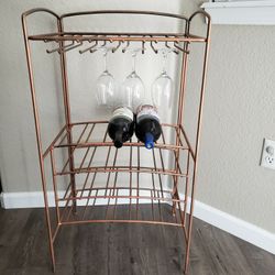 Wine Rack With Four Shelves 