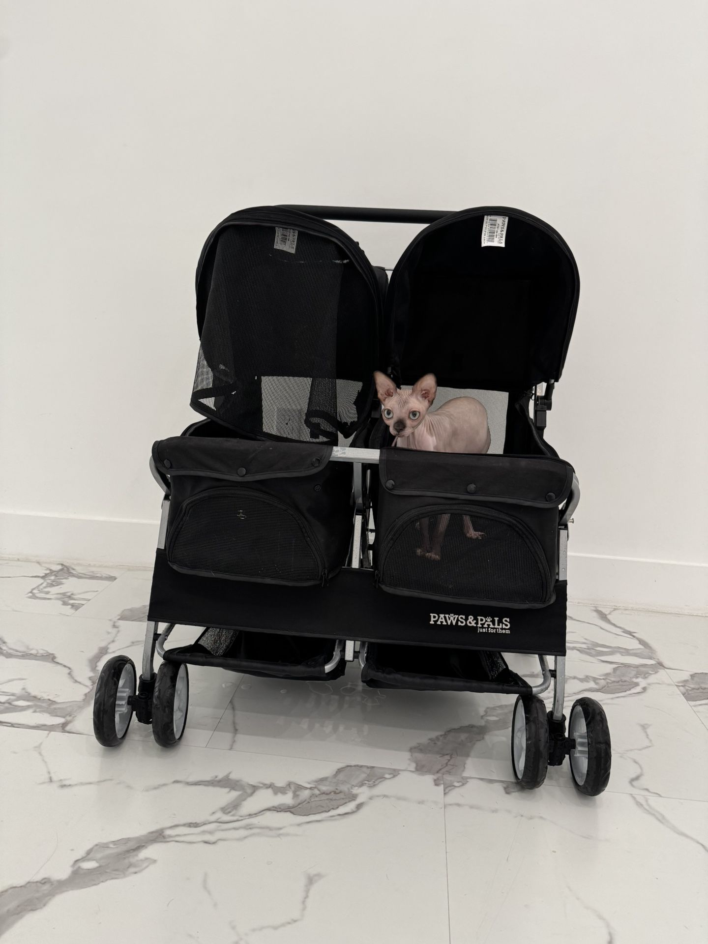 delta children's stroller The Clutch high-sensitivity GPS Umbrella Stroller Zoe Double The kids stroller is Color:Goblin