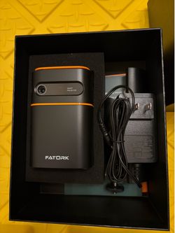 FATORK 5G WiFi Pocket Mini Projector (1080P DLP / Built-in Battery)