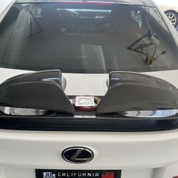 Lexus RCF: Carbon Fiber Mirror Caps