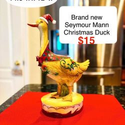 Brand new Seymour Mann Christmas Duck Decor
