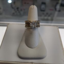 10k Gold Solid Diamond Rings 11.5 Grams Size 8 Layaway Available 10% Down If You Are Interested Ask For Maribel Thank You 