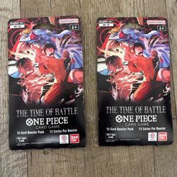 One Piece Card Game OP-16 The Time of Battle Booster Pack - Sealed English | 12 Cards