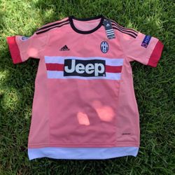 Retro Pink Juventus Pogba Jersey