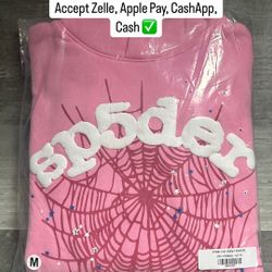 SP5DER Hoodie “OG Web”  Size M (Check Description)