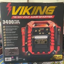 Viking 12/24 3400 Jump Starter