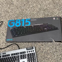 Logitech Keyboard (G815) And Logitech Mouse (G502) Comes With Mouse Pad Too