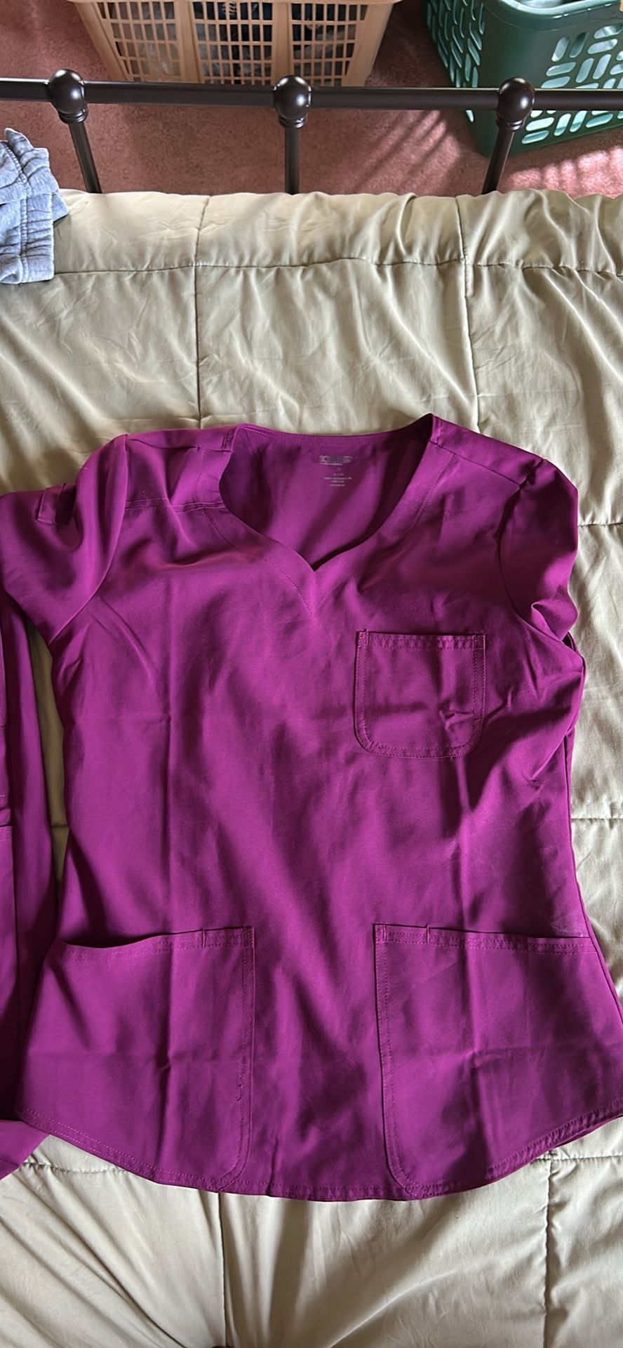 Scrub Set Maroon