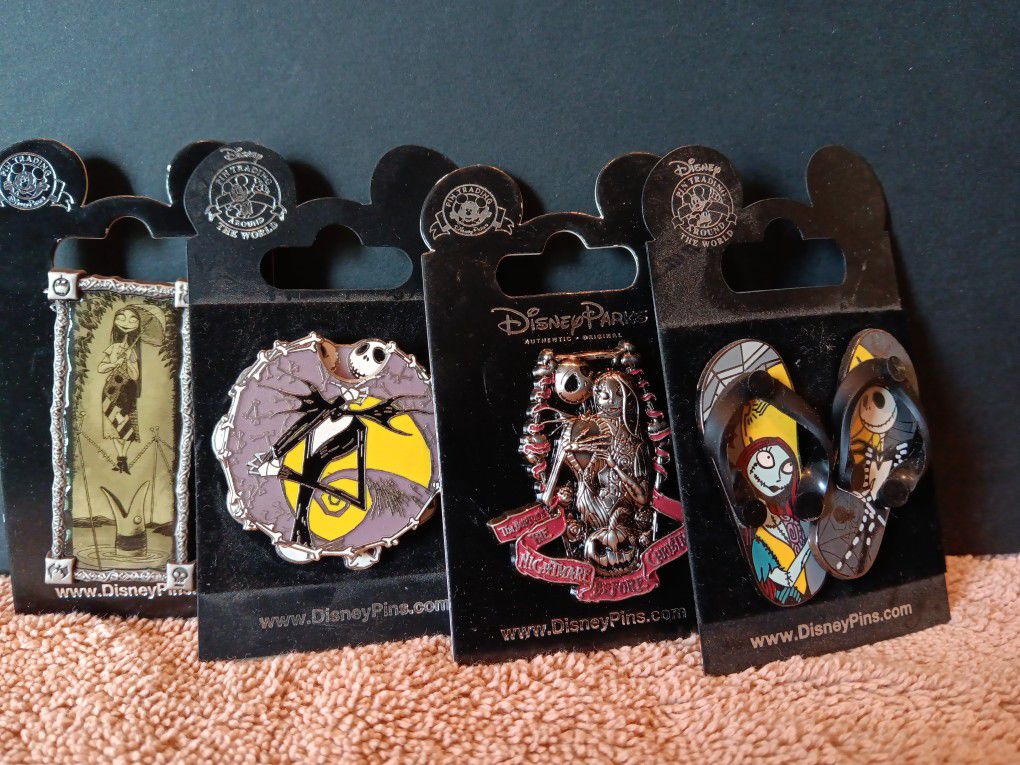 Nightmare Before Christmas Disneyland Vintage Pins